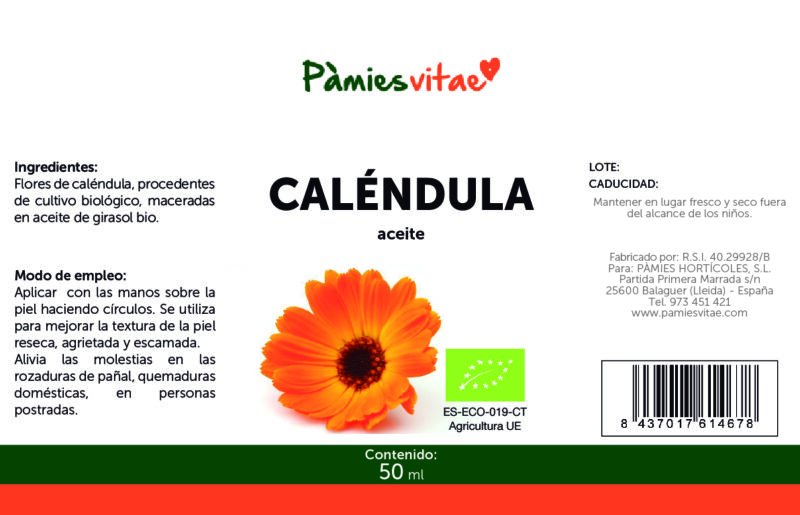 Caléndula Aceite - La Natural herbolario