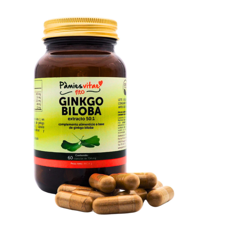 Ginkgo biloba PV (60 cápsulas)