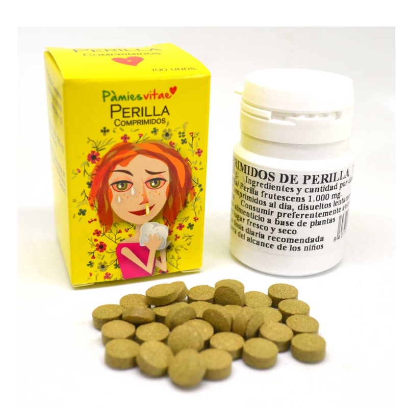 Comprimidos de hoja de Perilla (100 und.)