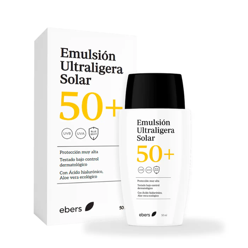 Protector solar facial SPF50+ emulsión ultraligera – 50 ml