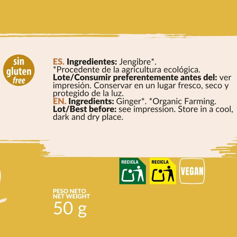 Jengibre ECO-BIO 50gr. - Imagen 2