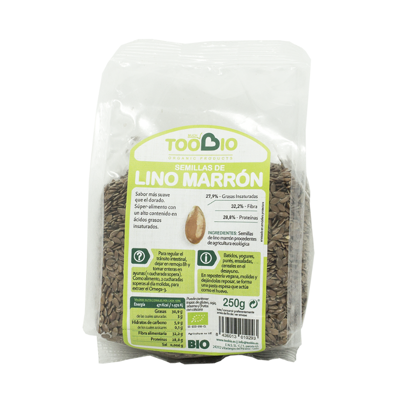 Semillas lino marrón BIO