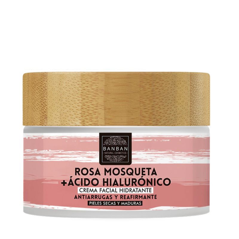 Crema Facial Rosa Mosqueta y Ácido hialurónico 50ML