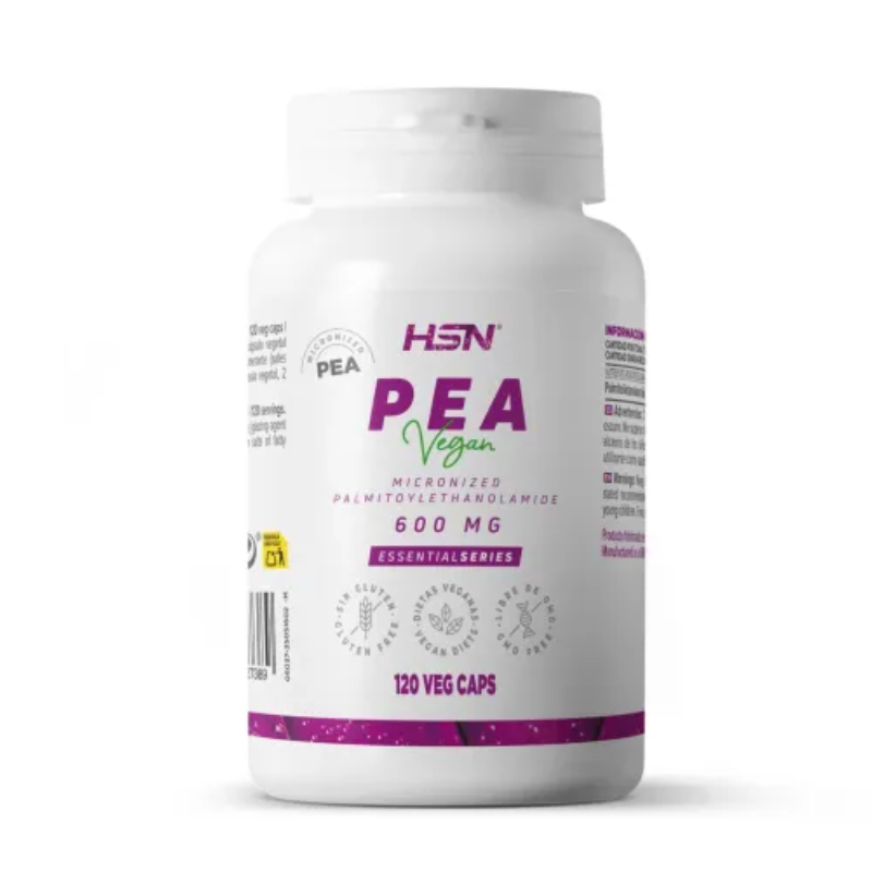 Palmitoiletanolamida micronizada (PEA) 600mg 120 veg caps.